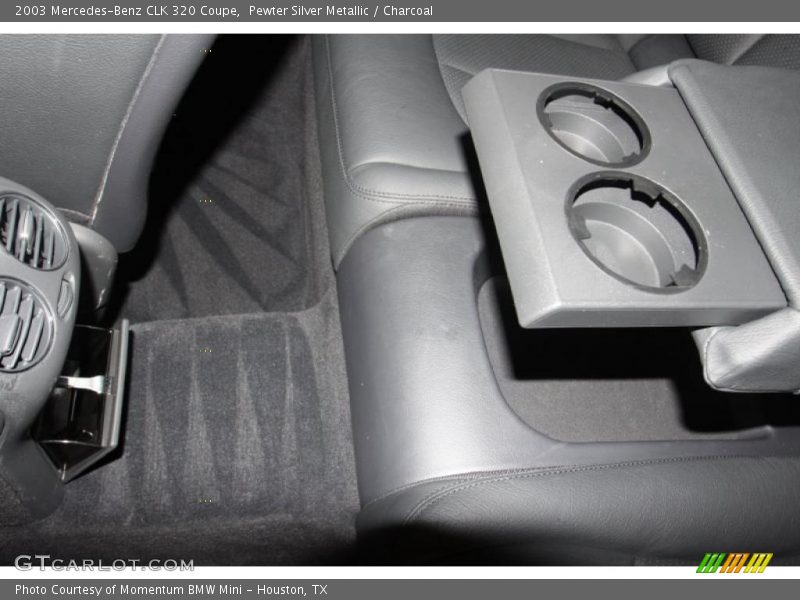 Pewter Silver Metallic / Charcoal 2003 Mercedes-Benz CLK 320 Coupe
