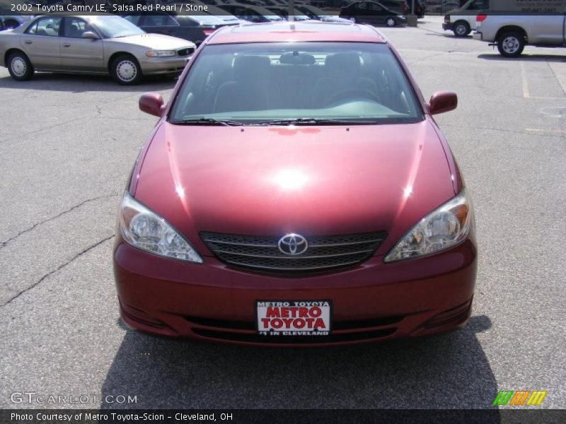 Salsa Red Pearl / Stone 2002 Toyota Camry LE