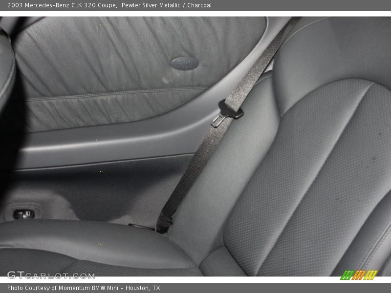 Pewter Silver Metallic / Charcoal 2003 Mercedes-Benz CLK 320 Coupe
