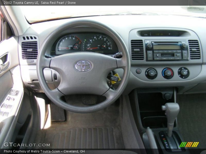 Salsa Red Pearl / Stone 2002 Toyota Camry LE