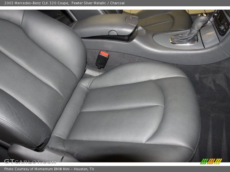 Pewter Silver Metallic / Charcoal 2003 Mercedes-Benz CLK 320 Coupe