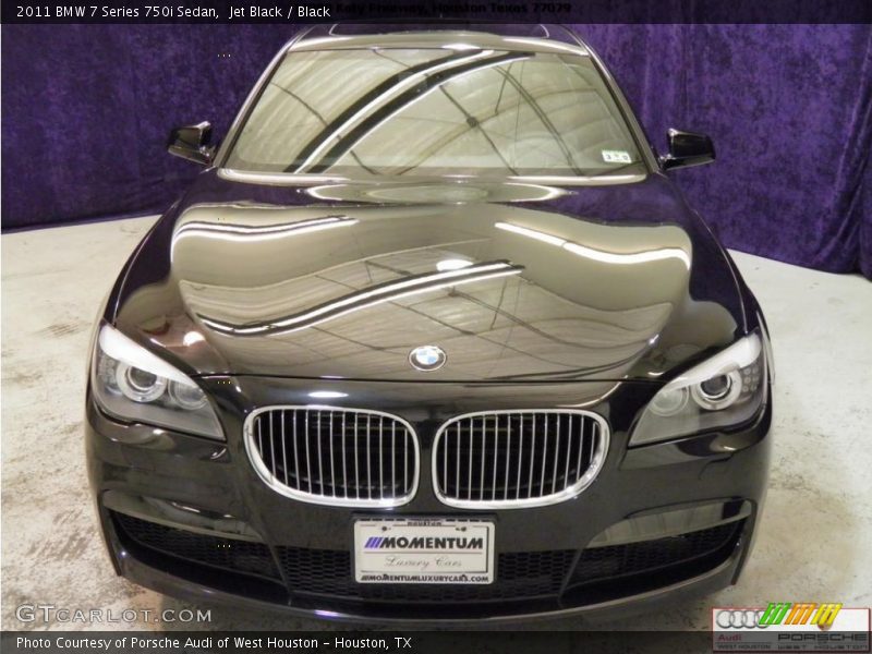 Jet Black / Black 2011 BMW 7 Series 750i Sedan