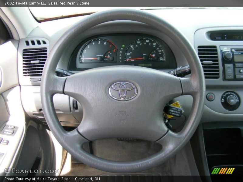 Salsa Red Pearl / Stone 2002 Toyota Camry LE