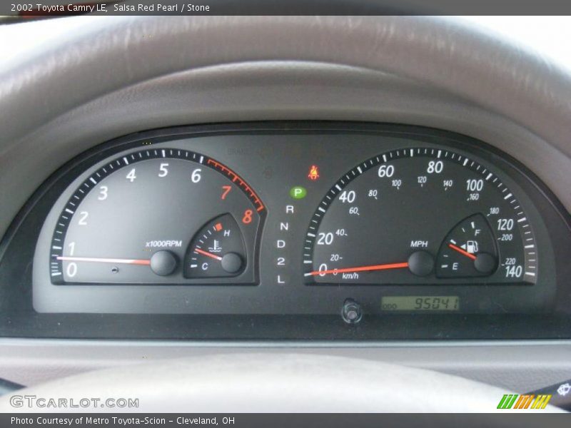 Salsa Red Pearl / Stone 2002 Toyota Camry LE