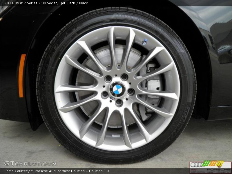 Jet Black / Black 2011 BMW 7 Series 750i Sedan