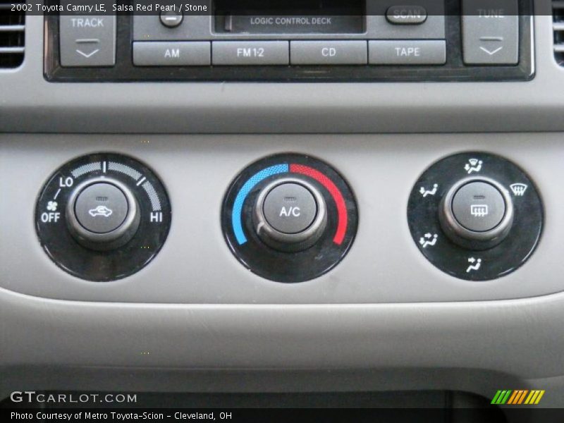 Salsa Red Pearl / Stone 2002 Toyota Camry LE