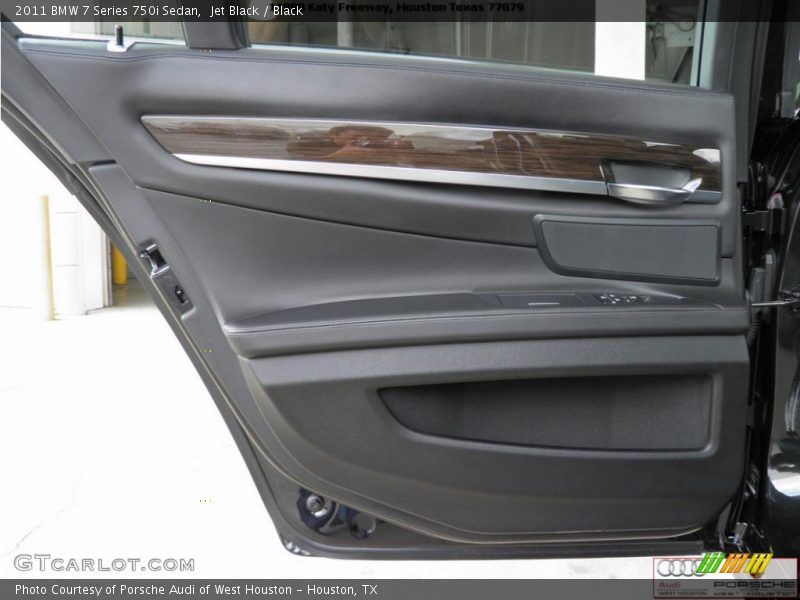 Jet Black / Black 2011 BMW 7 Series 750i Sedan