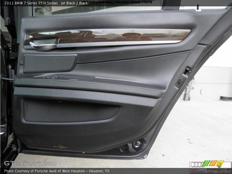 Jet Black / Black 2011 BMW 7 Series 750i Sedan