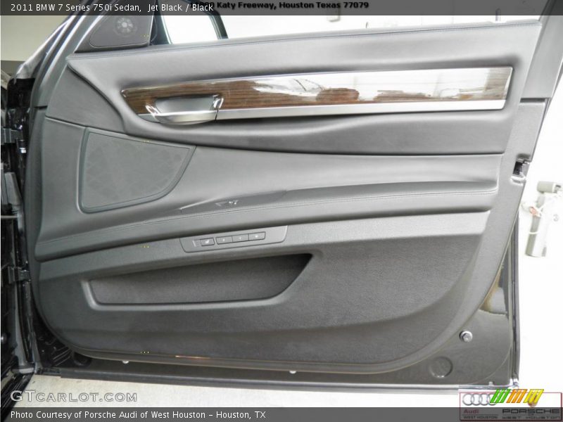 Jet Black / Black 2011 BMW 7 Series 750i Sedan