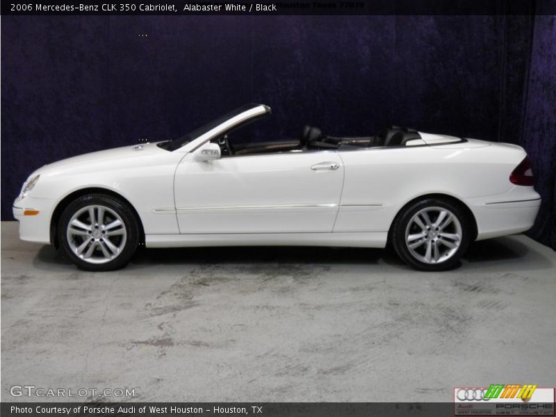 Alabaster White / Black 2006 Mercedes-Benz CLK 350 Cabriolet