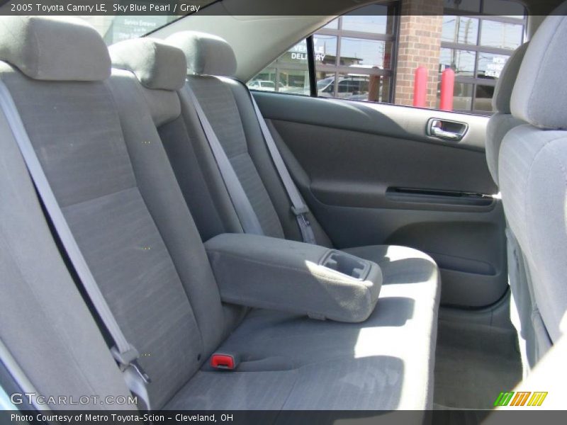 Sky Blue Pearl / Gray 2005 Toyota Camry LE