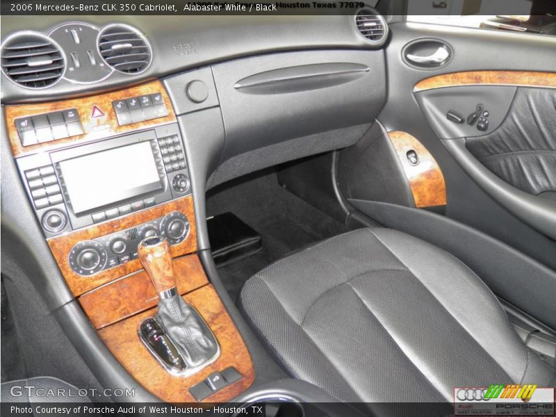 Alabaster White / Black 2006 Mercedes-Benz CLK 350 Cabriolet