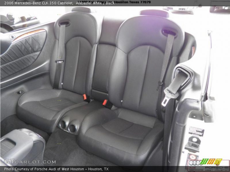 Alabaster White / Black 2006 Mercedes-Benz CLK 350 Cabriolet