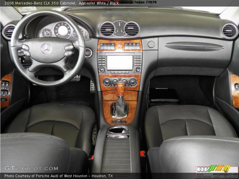 Alabaster White / Black 2006 Mercedes-Benz CLK 350 Cabriolet