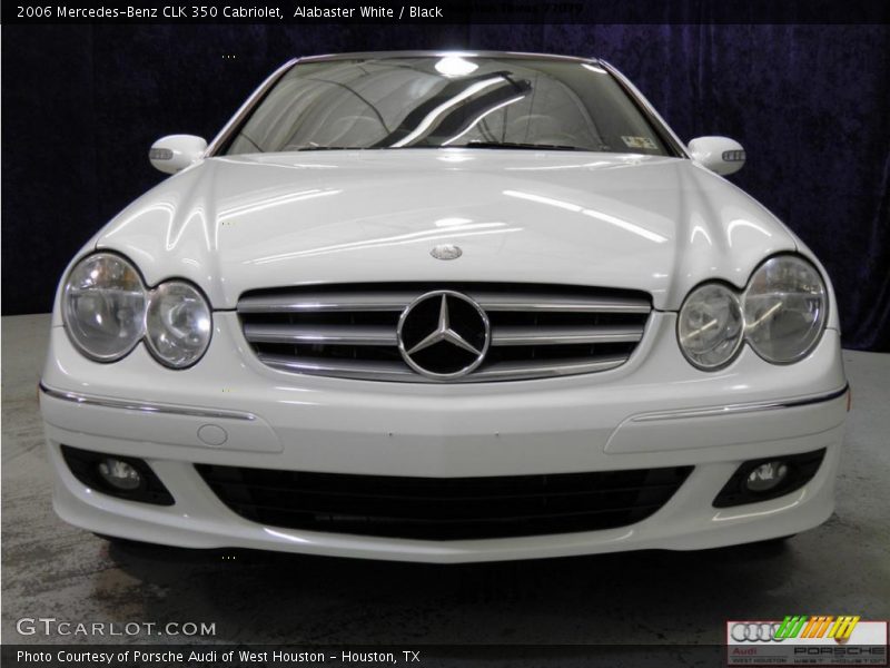 Alabaster White / Black 2006 Mercedes-Benz CLK 350 Cabriolet