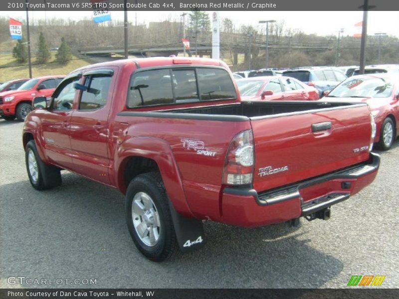  2010 Tacoma V6 SR5 TRD Sport Double Cab 4x4 Barcelona Red Metallic