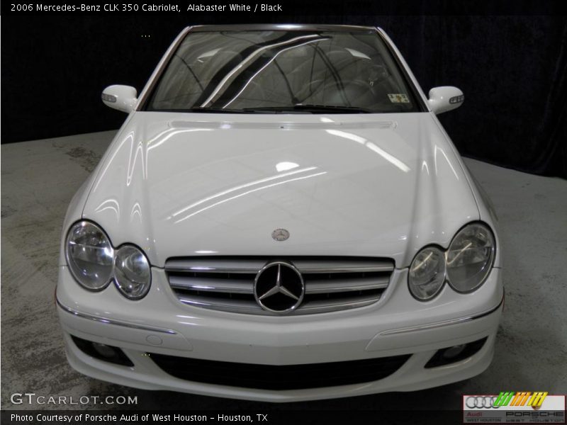 Alabaster White / Black 2006 Mercedes-Benz CLK 350 Cabriolet