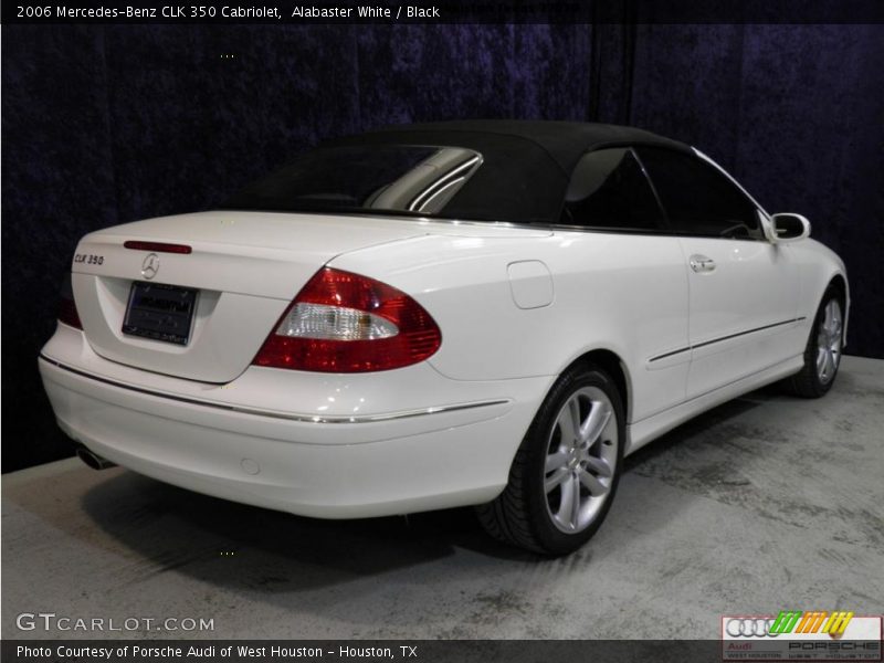 Alabaster White / Black 2006 Mercedes-Benz CLK 350 Cabriolet