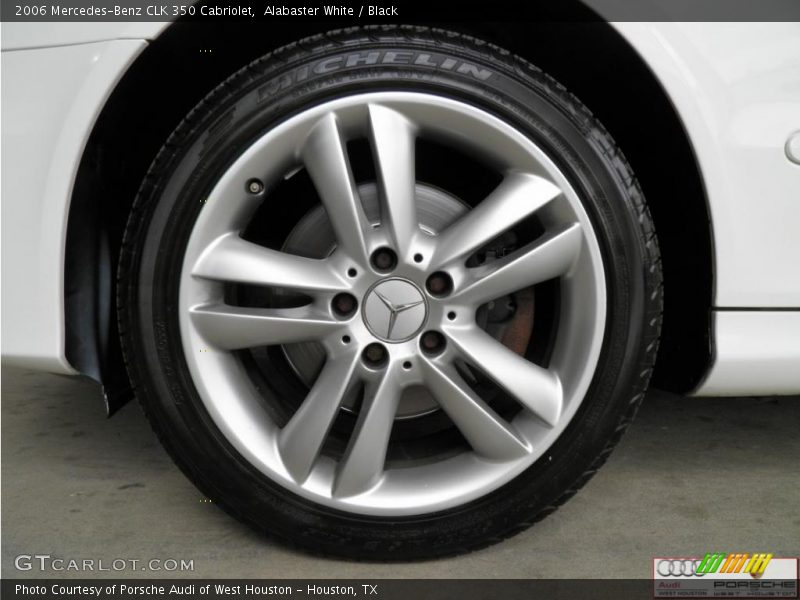 Alabaster White / Black 2006 Mercedes-Benz CLK 350 Cabriolet