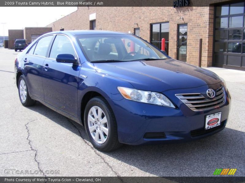 Blue Ribbon Metallic / Ash 2009 Toyota Camry Hybrid