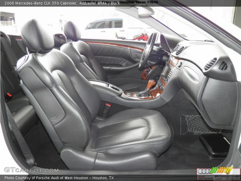 Alabaster White / Black 2006 Mercedes-Benz CLK 350 Cabriolet
