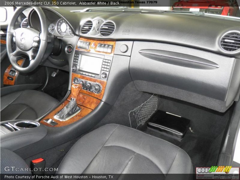 Alabaster White / Black 2006 Mercedes-Benz CLK 350 Cabriolet
