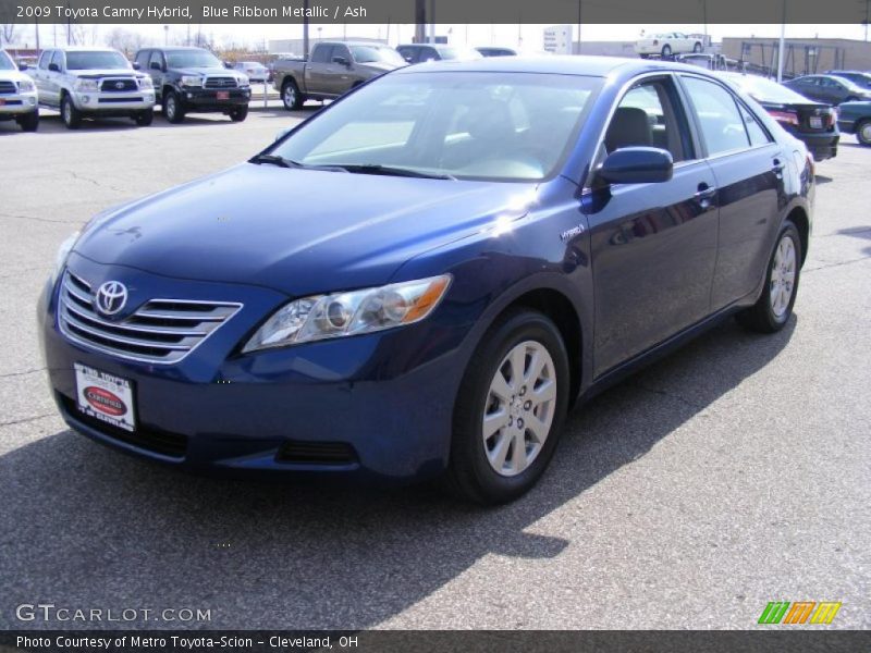 Blue Ribbon Metallic / Ash 2009 Toyota Camry Hybrid