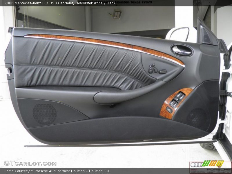 Alabaster White / Black 2006 Mercedes-Benz CLK 350 Cabriolet