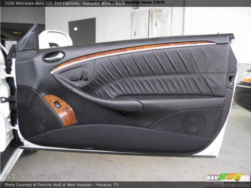 Alabaster White / Black 2006 Mercedes-Benz CLK 350 Cabriolet