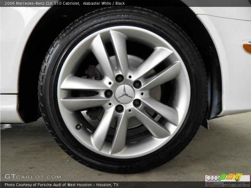Alabaster White / Black 2006 Mercedes-Benz CLK 350 Cabriolet