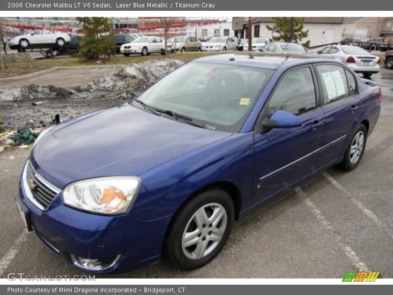 Laser Blue Metallic / Titanium Gray 2006 Chevrolet Malibu LT V6 Sedan