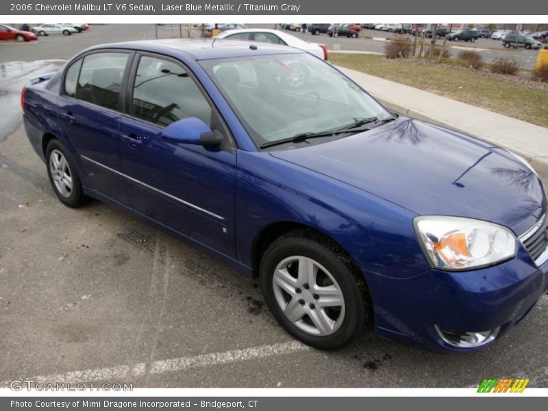 Laser Blue Metallic / Titanium Gray 2006 Chevrolet Malibu LT V6 Sedan