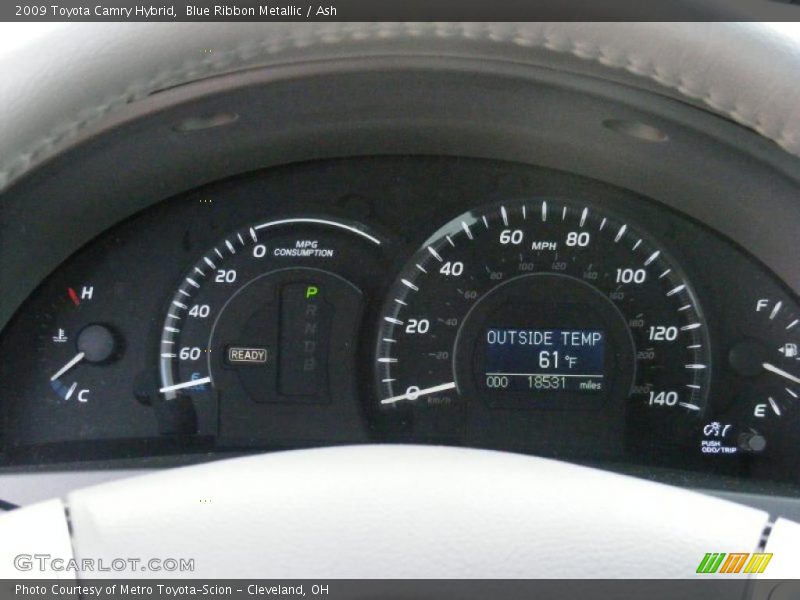 Blue Ribbon Metallic / Ash 2009 Toyota Camry Hybrid