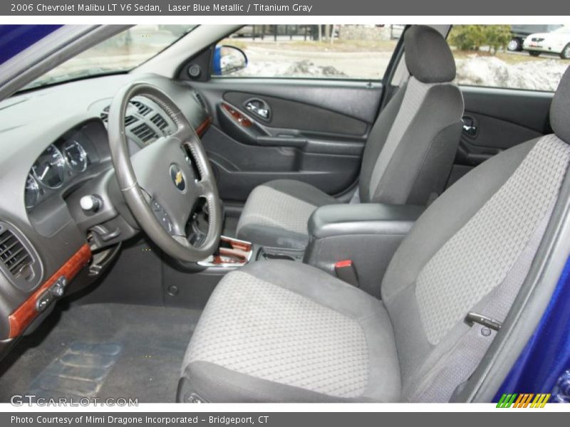 Laser Blue Metallic / Titanium Gray 2006 Chevrolet Malibu LT V6 Sedan