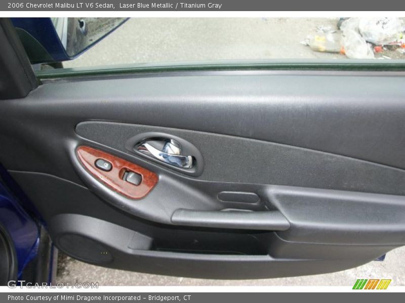 Laser Blue Metallic / Titanium Gray 2006 Chevrolet Malibu LT V6 Sedan