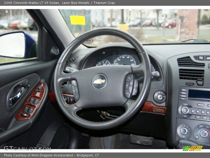 Laser Blue Metallic / Titanium Gray 2006 Chevrolet Malibu LT V6 Sedan