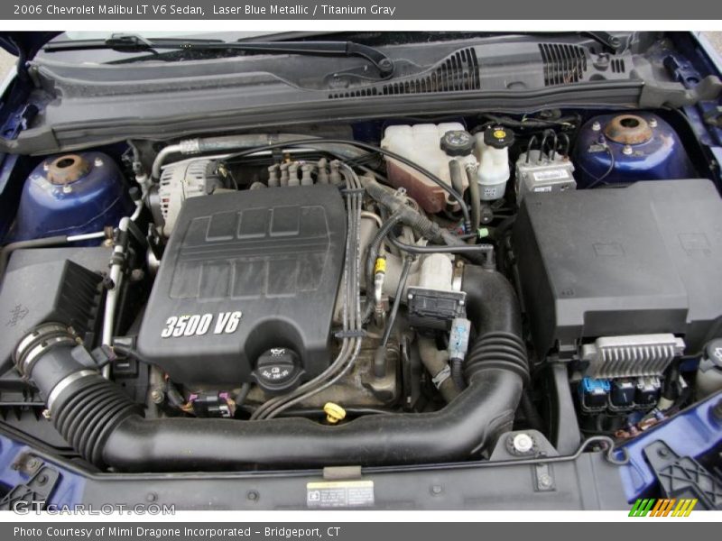 Laser Blue Metallic / Titanium Gray 2006 Chevrolet Malibu LT V6 Sedan