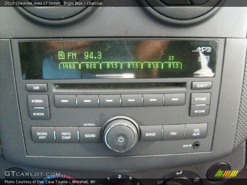 Bright Blue / Charcoal 2010 Chevrolet Aveo LT Sedan