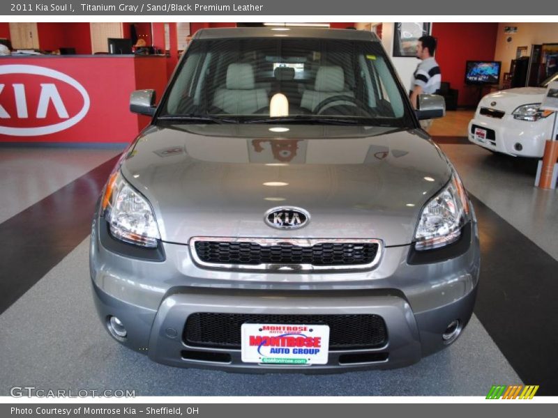 Titanium Gray / Sand/Black Premium Leather 2011 Kia Soul !