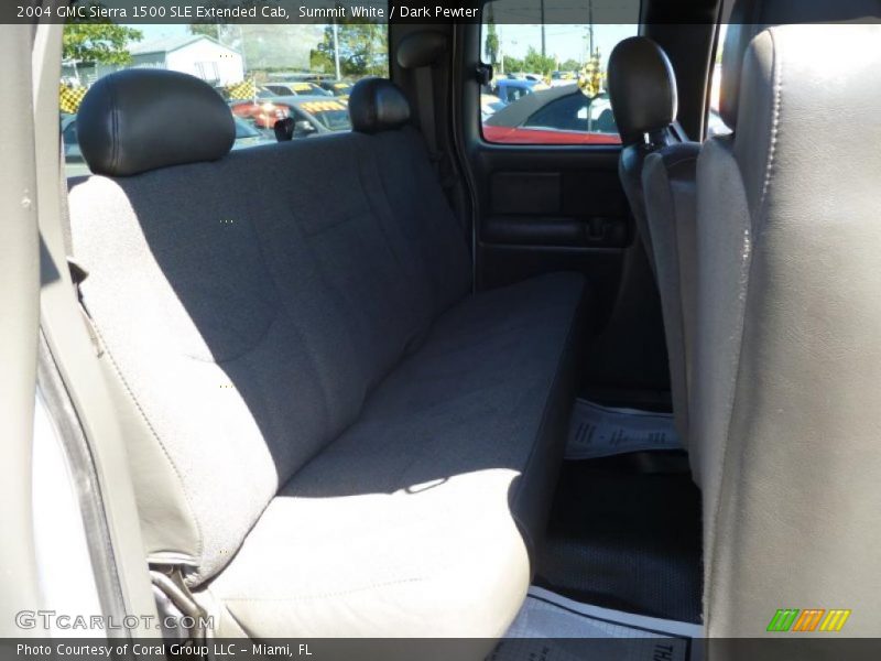 Summit White / Dark Pewter 2004 GMC Sierra 1500 SLE Extended Cab