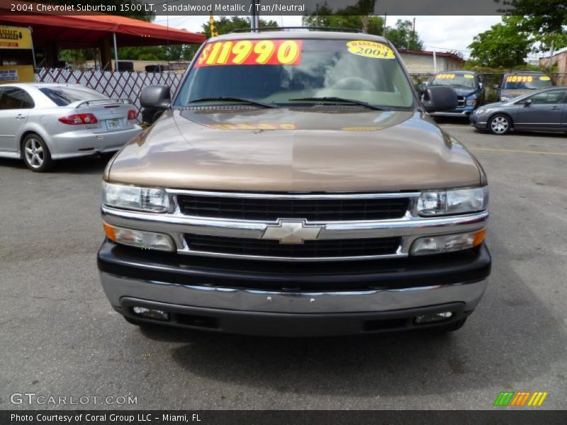 Sandalwood Metallic / Tan/Neutral 2004 Chevrolet Suburban 1500 LT