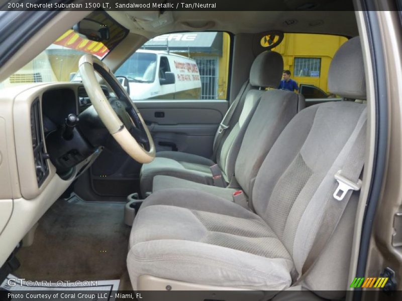Sandalwood Metallic / Tan/Neutral 2004 Chevrolet Suburban 1500 LT