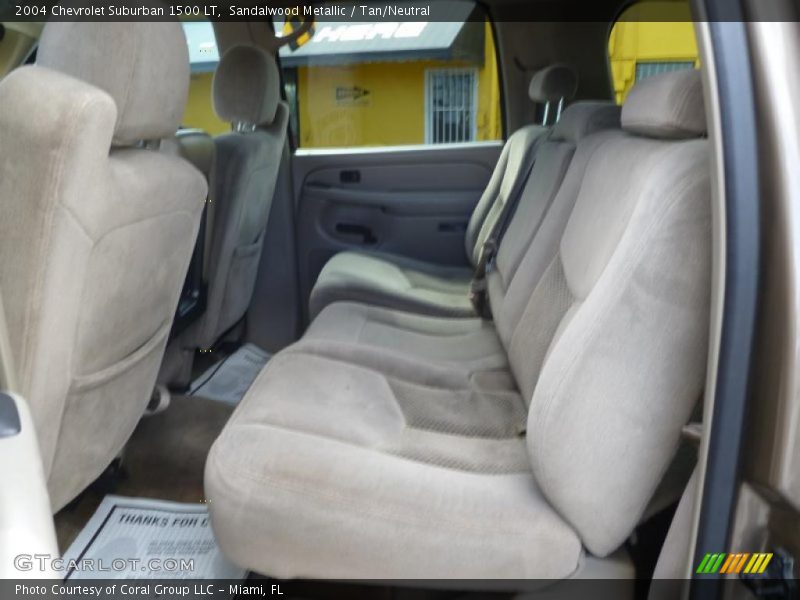 Sandalwood Metallic / Tan/Neutral 2004 Chevrolet Suburban 1500 LT