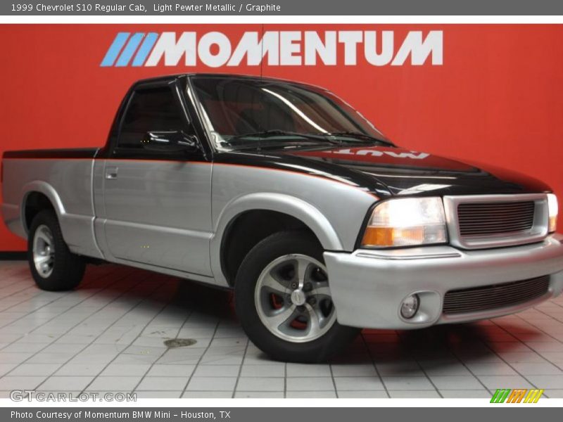 Light Pewter Metallic / Graphite 1999 Chevrolet S10 Regular Cab