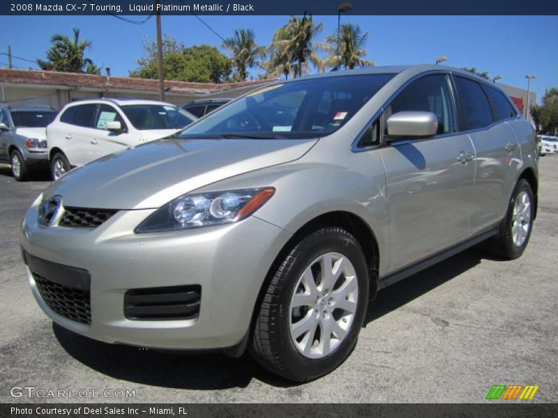 Liquid Platinum Metallic / Black 2008 Mazda CX-7 Touring
