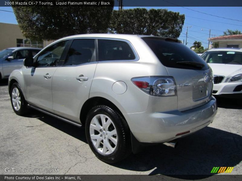 Liquid Platinum Metallic / Black 2008 Mazda CX-7 Touring