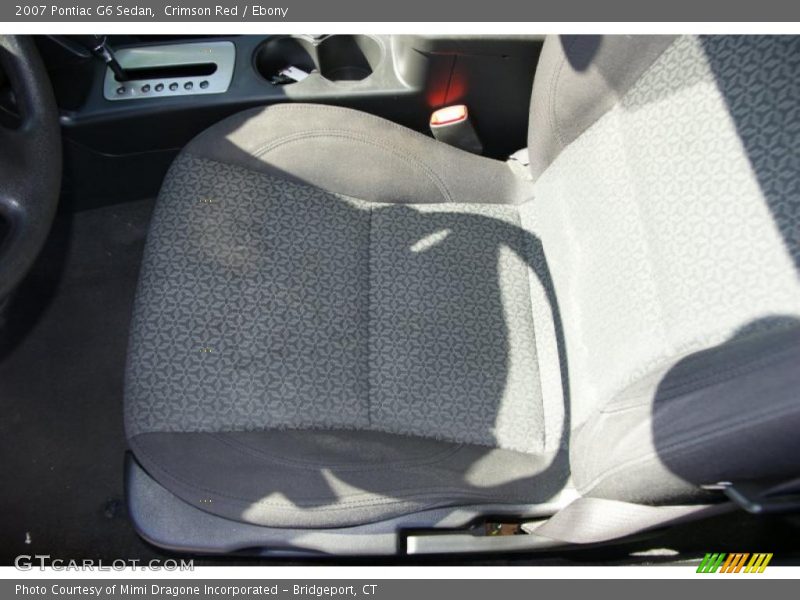 Crimson Red / Ebony 2007 Pontiac G6 Sedan