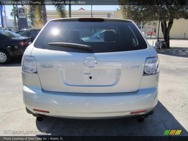 Liquid Platinum Metallic / Black 2008 Mazda CX-7 Touring