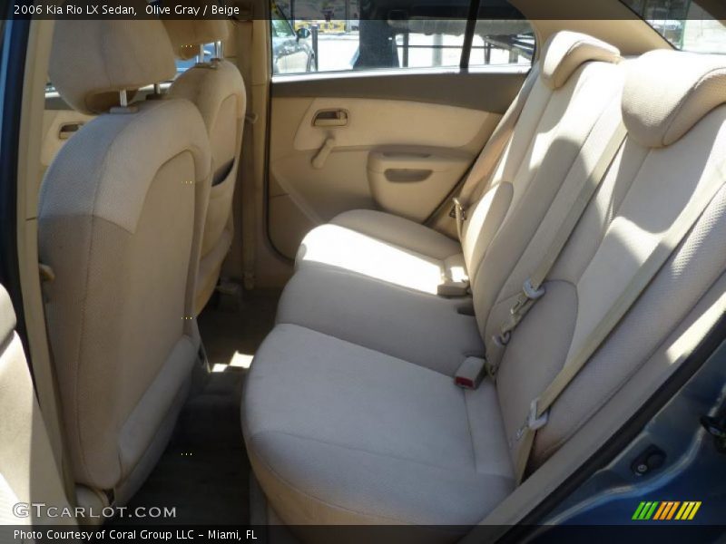 Olive Gray / Beige 2006 Kia Rio LX Sedan