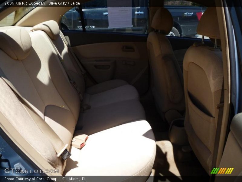 Olive Gray / Beige 2006 Kia Rio LX Sedan